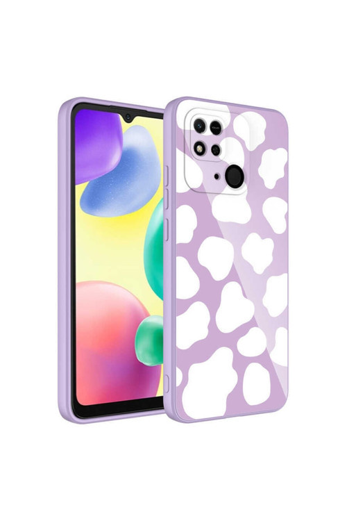 Xiaomi Poco C40 Uyumlu Kılıf Kamera Korumalı Desenli Sert Silikon Epoksi Kapak