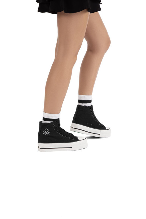 ® | BN-30939 - 3114 Siyah - Kadın Spor Ayakkabı