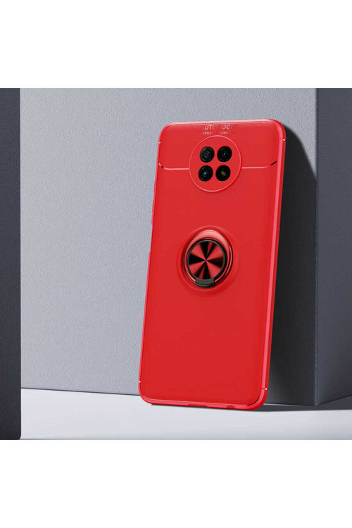 Redmi Note 9 5G Kılıf Ravel Silikon Kapak - Kırmızı