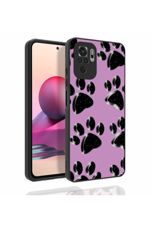 Xiaomi Redmi Note 10 Uyumlu Kılıf Desenli Kamera Korumalı Parlak Nora Kapak (No3)