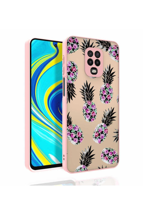 Xiaomi Redmi Note 9 Pro Kılıf Desenli Kamera Korumalı Parlak Nora Kapak