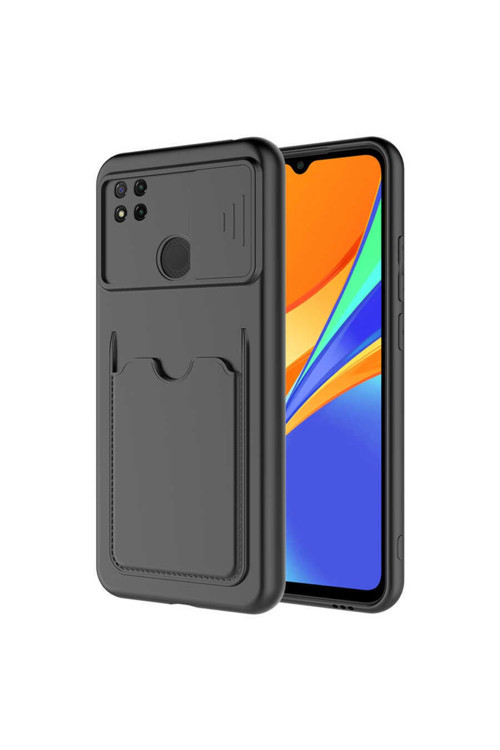 Xiaomi Redmi 9C Uyumlu Kılıf ? Kartix Kapak (Siyah)