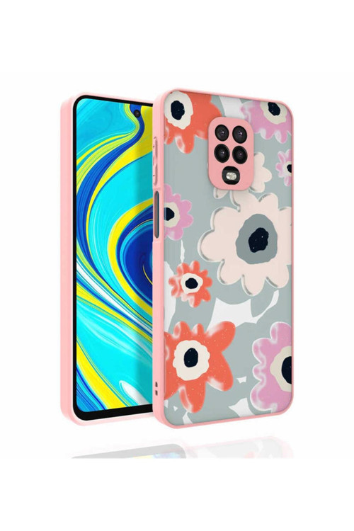 Xiaomi Redmi Note 9 Pro Kılıf Desenli Kamera Korumalı Parlak Nora Kapak