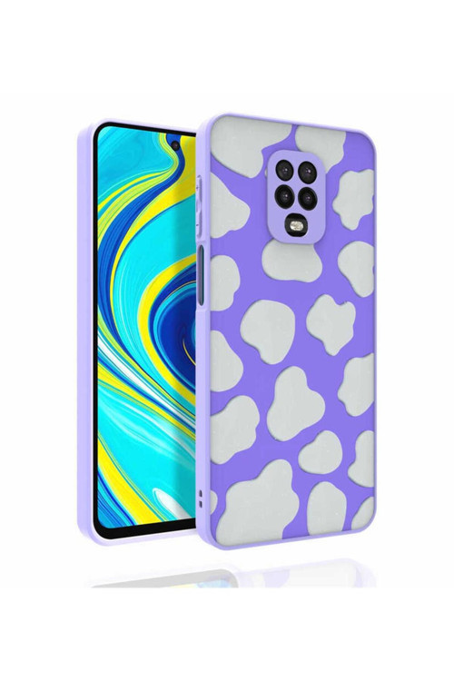 Xiaomi Redmi Note 9 Pro Kılıf Desenli Kamera Korumalı Parlak Nora Kapak