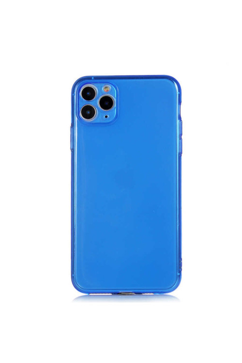 Iphone 11 Pro Max Uyumlu Mun Silikon - Lacivert