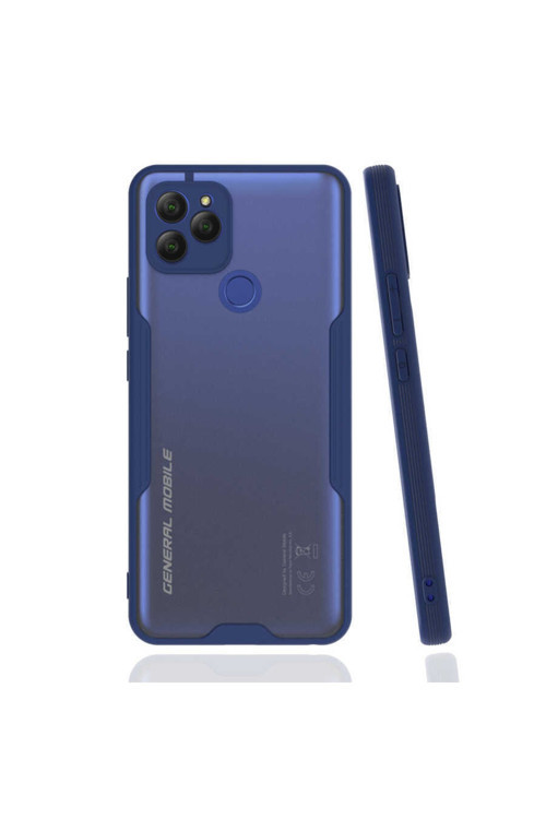 General Mobile 21 Kılıf Parfe Kapak - Lacivert