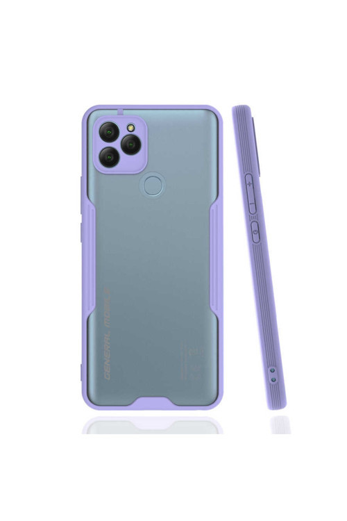 General Mobile 21 Kılıf Parfe Kapak - Mor