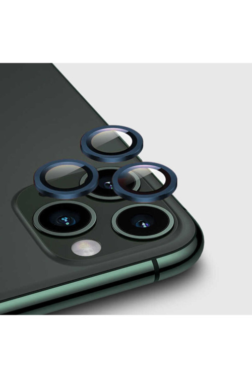 Iphone 12 Pro Max Cl-02 Kamera Lens Koruyucu-Lacivert