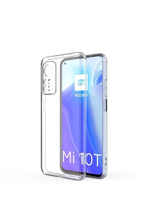 More Tr Xiaomi Mi 10T 5G Kılıf Kamera Korumalı Süper Silikon Kapak