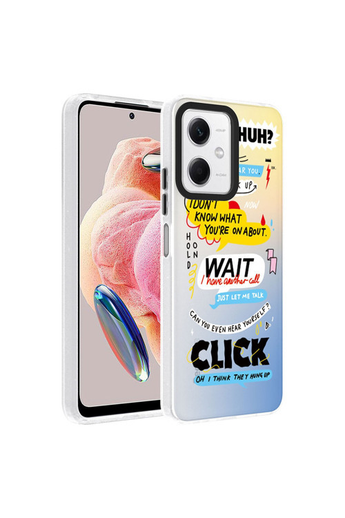 Uyumlu Xiaomi Redmi Note 12 4G Kılıf Desenli Dragon Sert Kapak