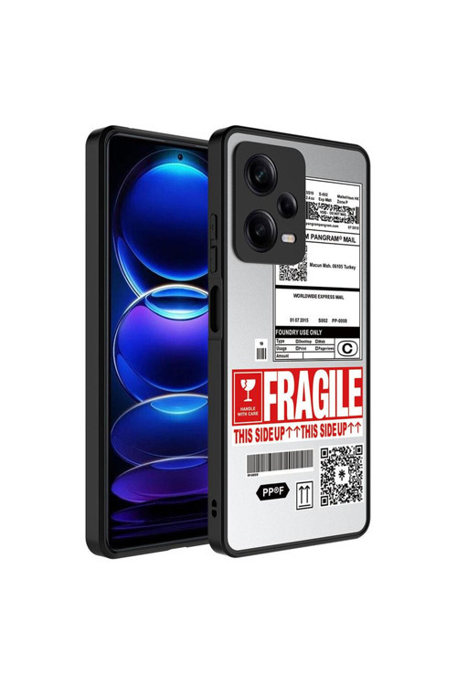 Xiaomi Redmi Note 12 Pro 5G Kılıf Aynalı Desenli Kamera Korumalı Parlak Mirror Kapak