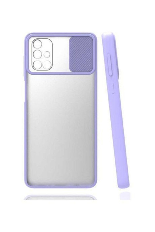 Galaxy A51 Kılıf Lensi Kapak Lila