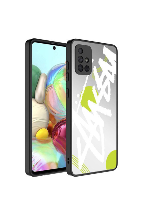 Galaxy A71 Kılıf Aynalı Desenli Kamera Korumalı Parlak Mirror Kapak
