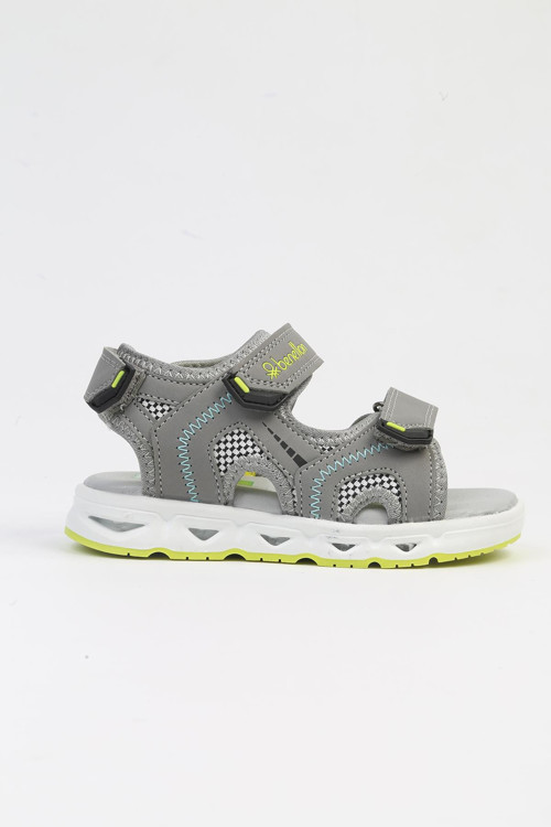 ® İTHAL Gri Işıklı Çocuk Spor Ayakkabı BNI-10118