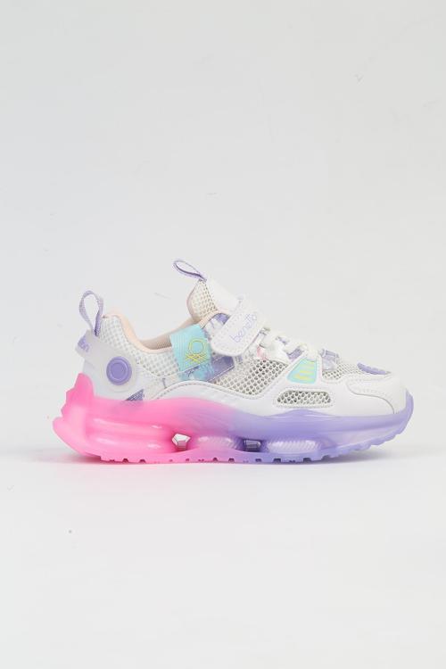 ® İTHAL Kız Çocuk Beyaz Spor Ayakkabı BNI-10275