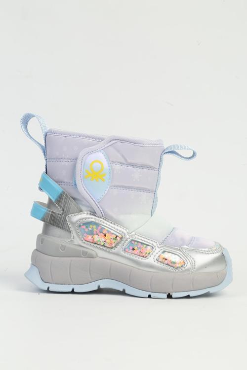 ® Gri Çocuk Bot İTHAL BNI-11079 Gümüs Lila