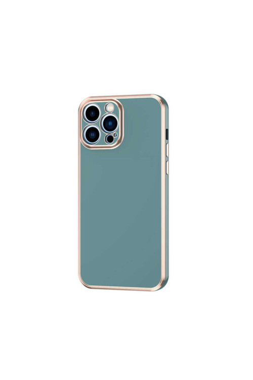 İphone 13 Pro Max Uyumlu Bark Kılıf-Petrol Yeşil