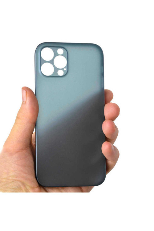 İphone 12 Pro Uyumlu Eko Pp Kılıf-Saks Mavi
