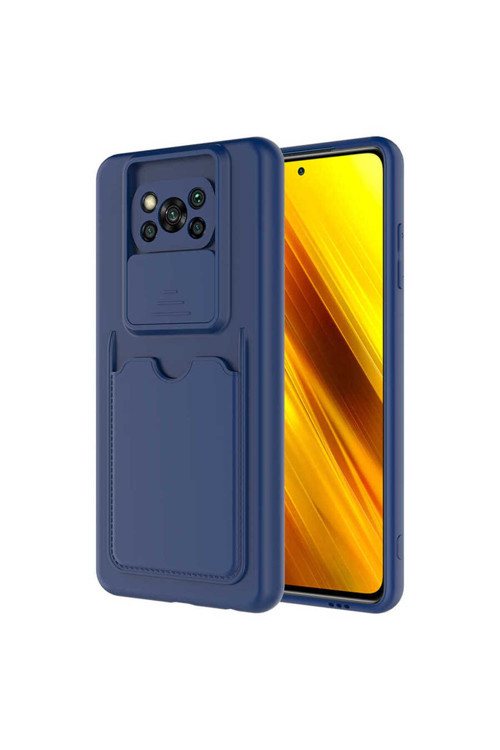Poco X3 Kılıf Kartix Kapak - Lacivert