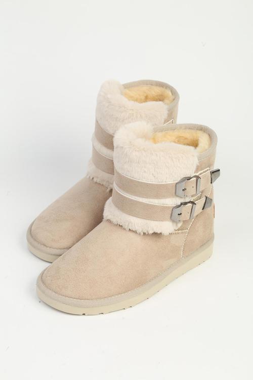 Kadın Bej Tokalı Bot