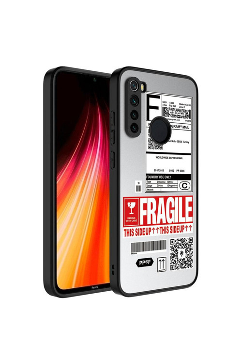 Xiaomi Redmi Note 8 Kılıf Aynalı Desenli Kamera Korumalı Parlak Mirror Kapak