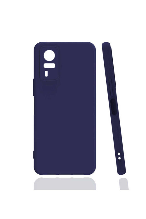 Vivo Y51 Kılıf Biye Silikon - Lacivert
