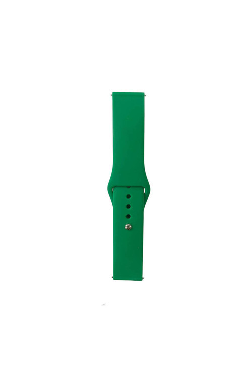 Gear S3 Band Serisi 22Mm Klasik Kordon Silikon Strap Kayış-Grass Green