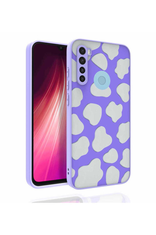 Xiaomi Redmi Note 8 Kılıf Desenli Kamera Korumalı Parlak Nora Kapak