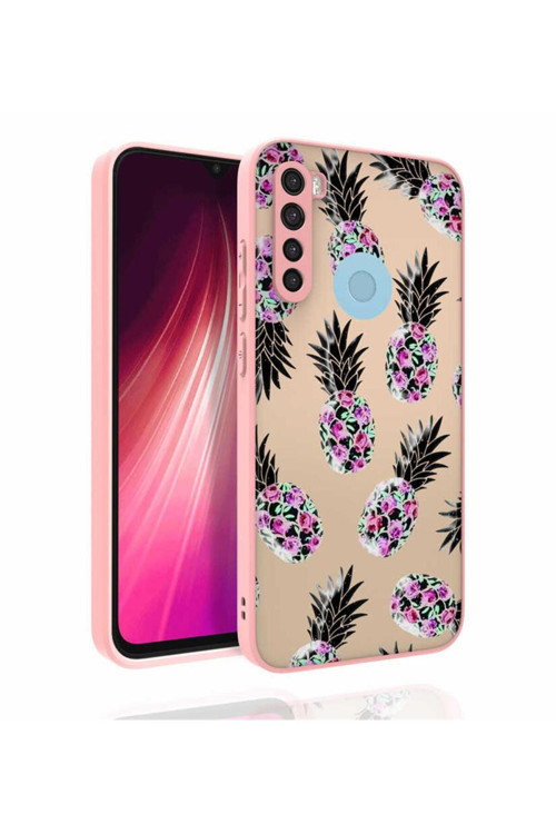Xiaomi Redmi Note 8 Kılıf Desenli Kamera Korumalı Parlak Nora Kapak