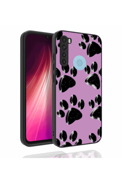 Xiaomi Redmi Note 8 Kılıf Desenli Kamera Korumalı Parlak Nora Kapak