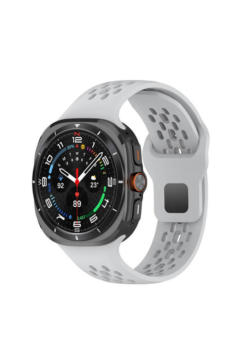 Galaxy Watch Ultra 47Mm Krd-119 Delikli Tasarım Silikon Kordon
