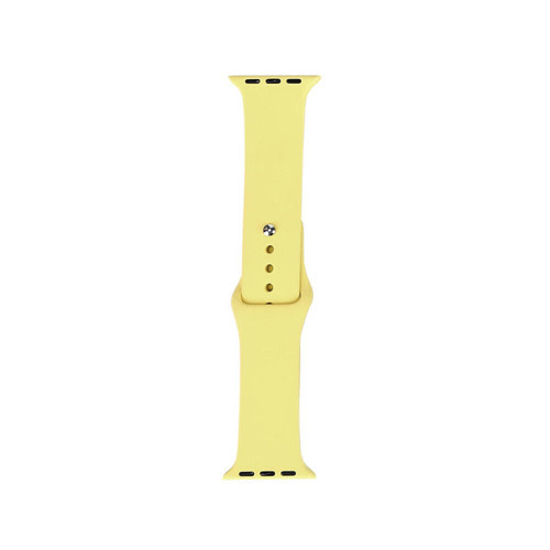 Watch 7 41Mm Band Serisi Klasik Kordon Silikon Strap Kayış-Açık Sarı