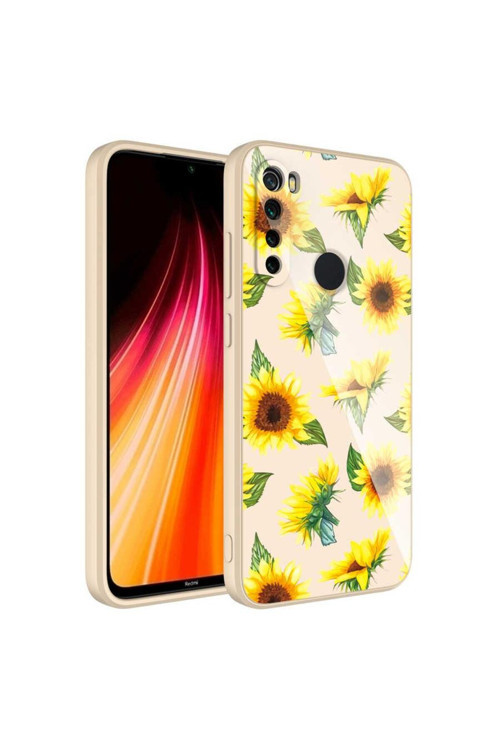 Xiaomi Redmi Note 8 Kılıf Kamera Korumalı Desenli Sert Silikon Epoksi Kapak