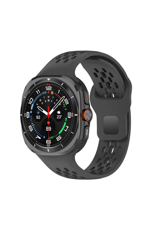 Galaxy Watch Ultra 47Mm Krd-119 Delikli Tasarım Silikon Kordon
