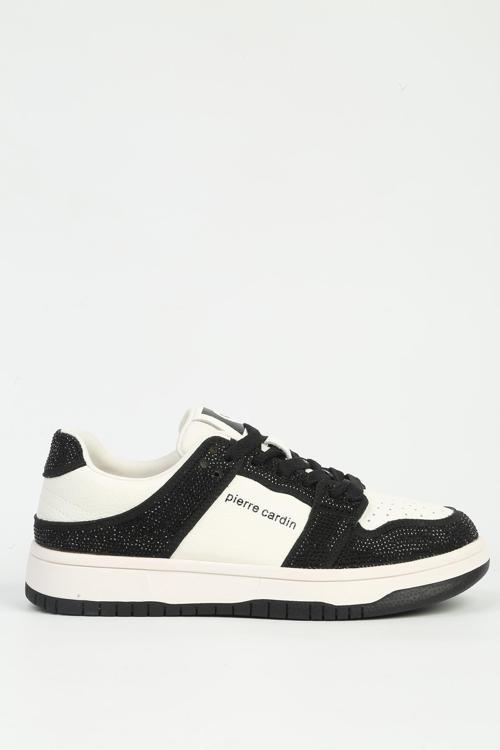 Siyah Beyaz Kadın Spor Ayakkabı İTHAL PCI-11505