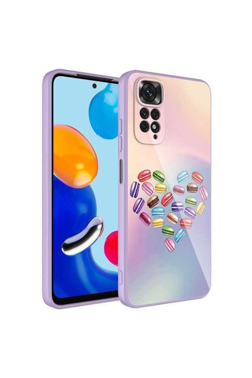 Xiaomi Redmi Note 11 Pro 5G Kılıf Kamera Korumalı Desenli Sert Silikon Epoksi Kapak