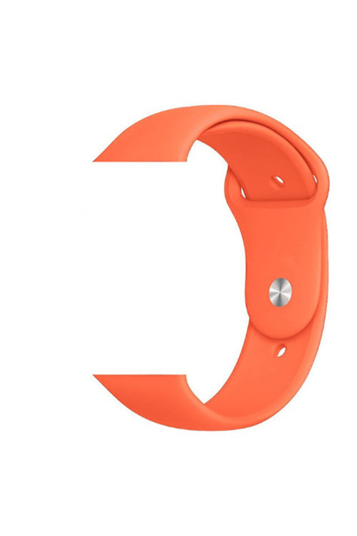 Çelikeliletişim Watch 42Mm Uyumlu Klasik Kordon-Ckl-Turuncu