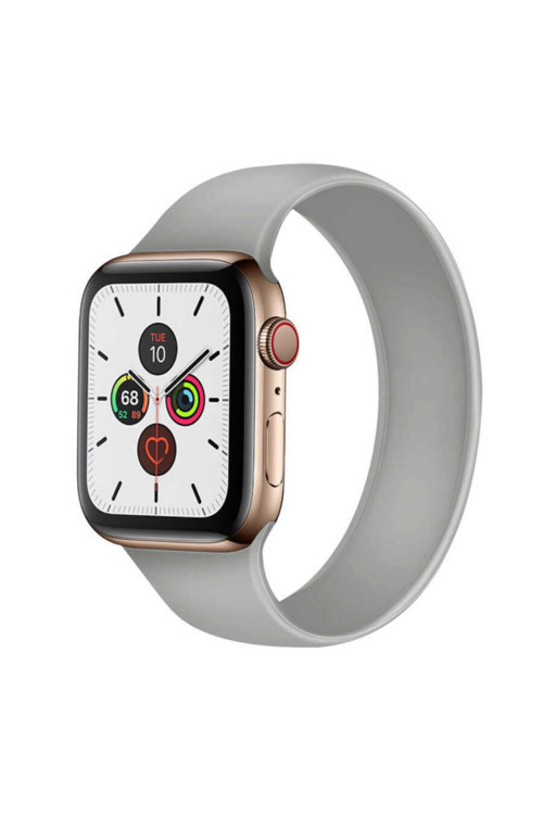Watch 38Mm Uyumlu Krd-31 Solo Loop Medium Bth Kordon Sarı