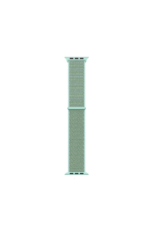 Watch 38Mm Kordon Band-03 Serisi Hasır Strap Kayış-Marin Yeşil