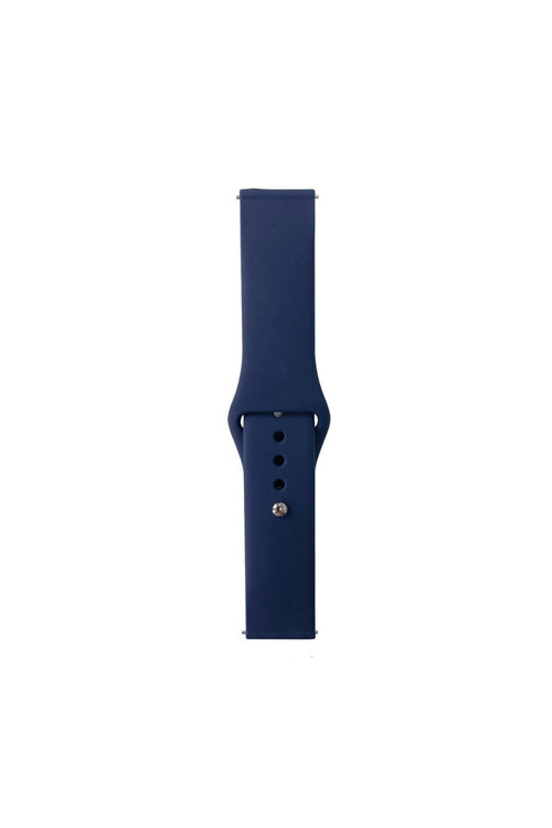 Galaxy Watch 42Mm Rhn Band Serisi 20Mm Rhn Klasik Kordon Silikon Strap Kayış-Midnight Blue
