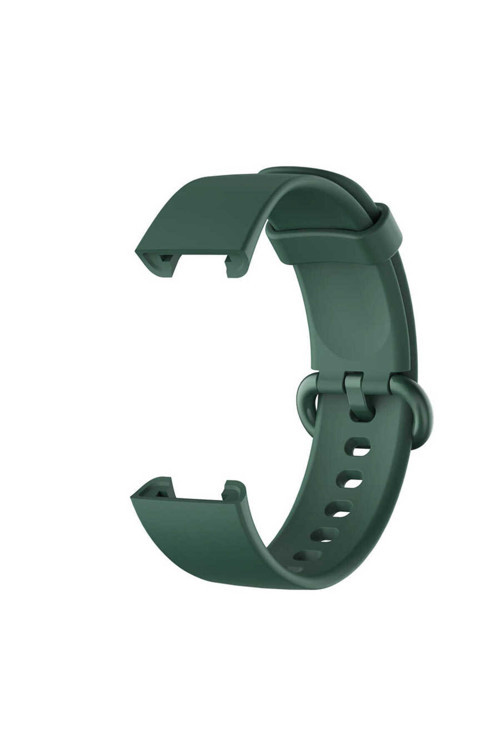 Xiaomi Redmi Watch (Mi Watch Lite) Klasik Yumuşak Silikon Kayış Kordon Koyu Yeşil