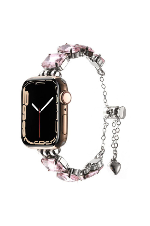 Apple Watch Ultra 49Mm Krd-115 Renkli Taş Tasarımlı Kordon