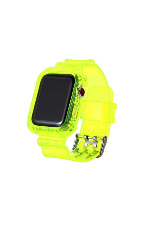 Watch 44Mm Krd-27 Uyumlu Kordon-Sarı