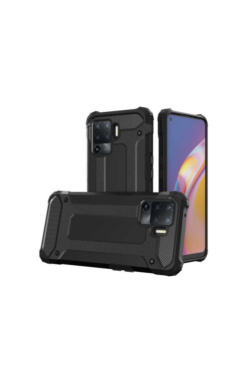 Oppo Reno 5 Lite Kılıf Crash Silikon Renk Siyah