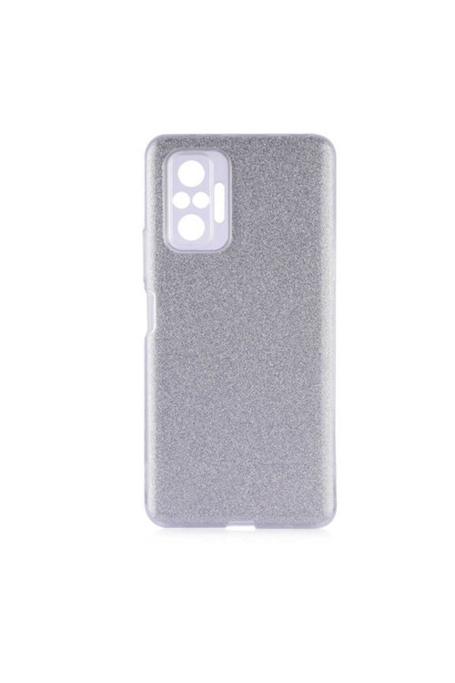 Xiaomi Redmi Note 10 Pro Kılıf Shining Silikon-Gri