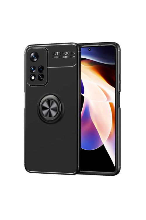 Xiaomi Redmi Note 11 Pro Plus 5G Kılıf Ravel Silikon Kapak - Siyah