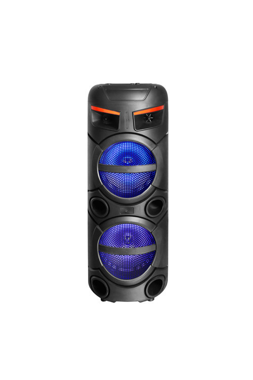 Gd-2809 Dijital Led Göstergeli Fm Radyolu Mikrofonlu Rgb Tws Çift 8 İnç Stereo Bass Kablosuz K