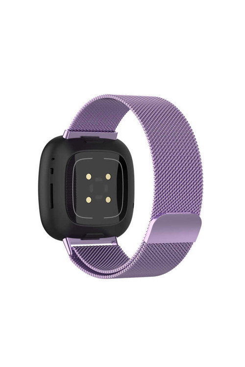 Maxisepet Galaxy Watch 46Mm (22Mm) Uyumlu Krd-12 Metal Kordon Miy Açık Mor
