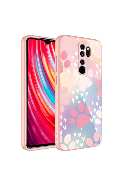 Xiaomi Redmi Note 8 Pro Uyumlu Kılıf Kamera Korumalı Desenli Sert Silikon Epoksi Kapak-No4