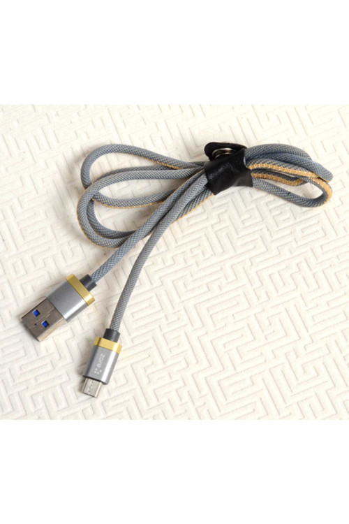 Poro Gri Micro Usb Kablo 1M